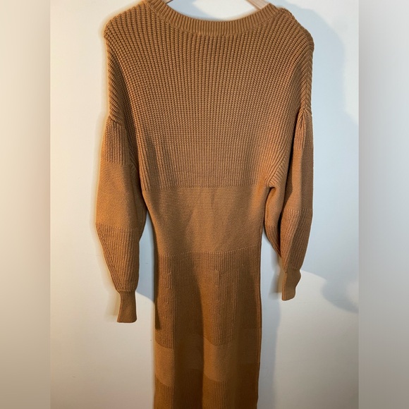 NWT STAUD||
Carnation Dress, In Camel Size Large, Maxi Sweater Dress - Picture 4 of 7